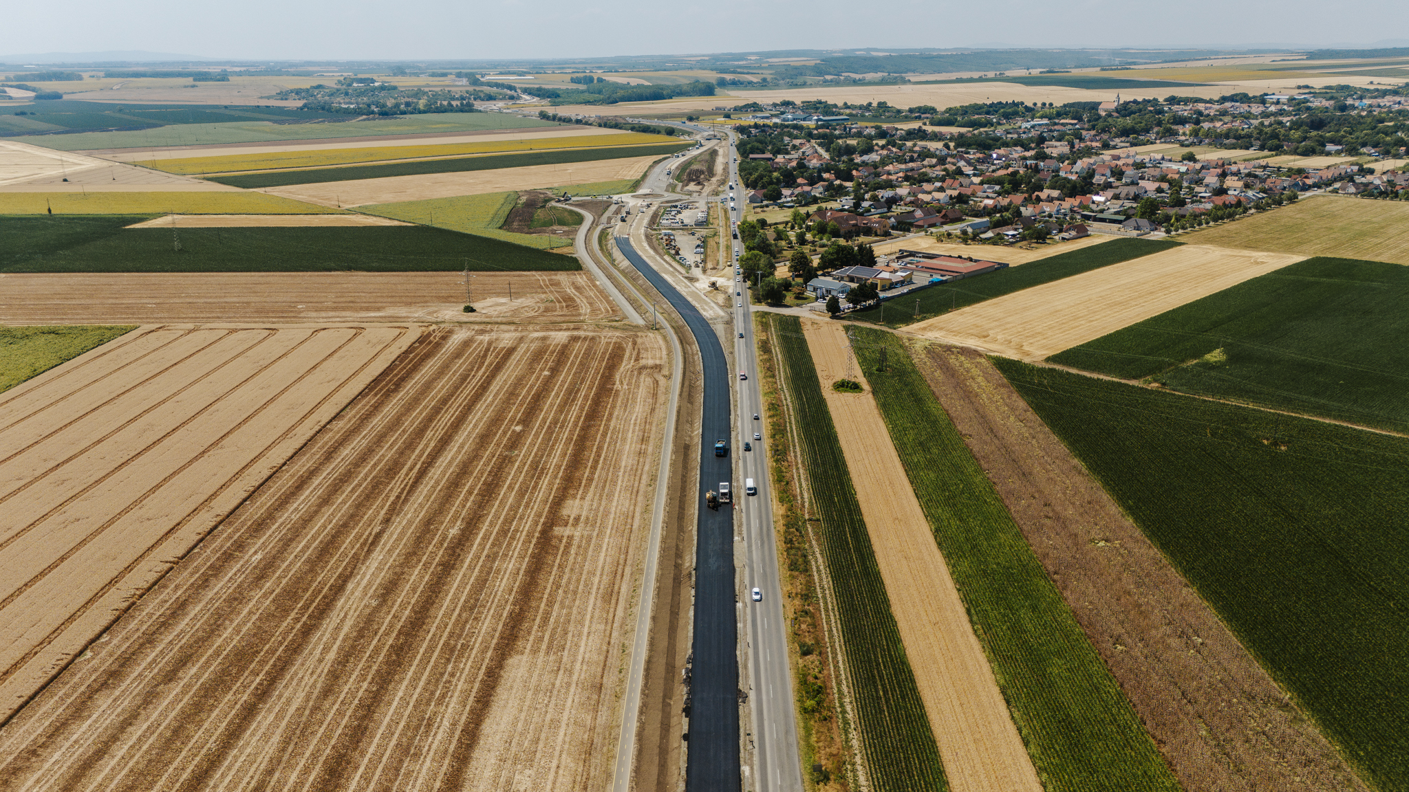 ütemterv szerint halad a Mohácsi Duna-híd és a kapcsolódó úthálózat fejlesztése